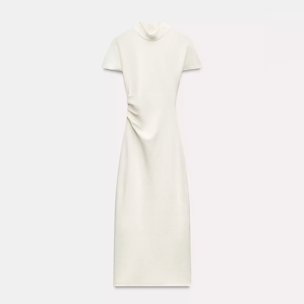 Zara Cream Midi Dress